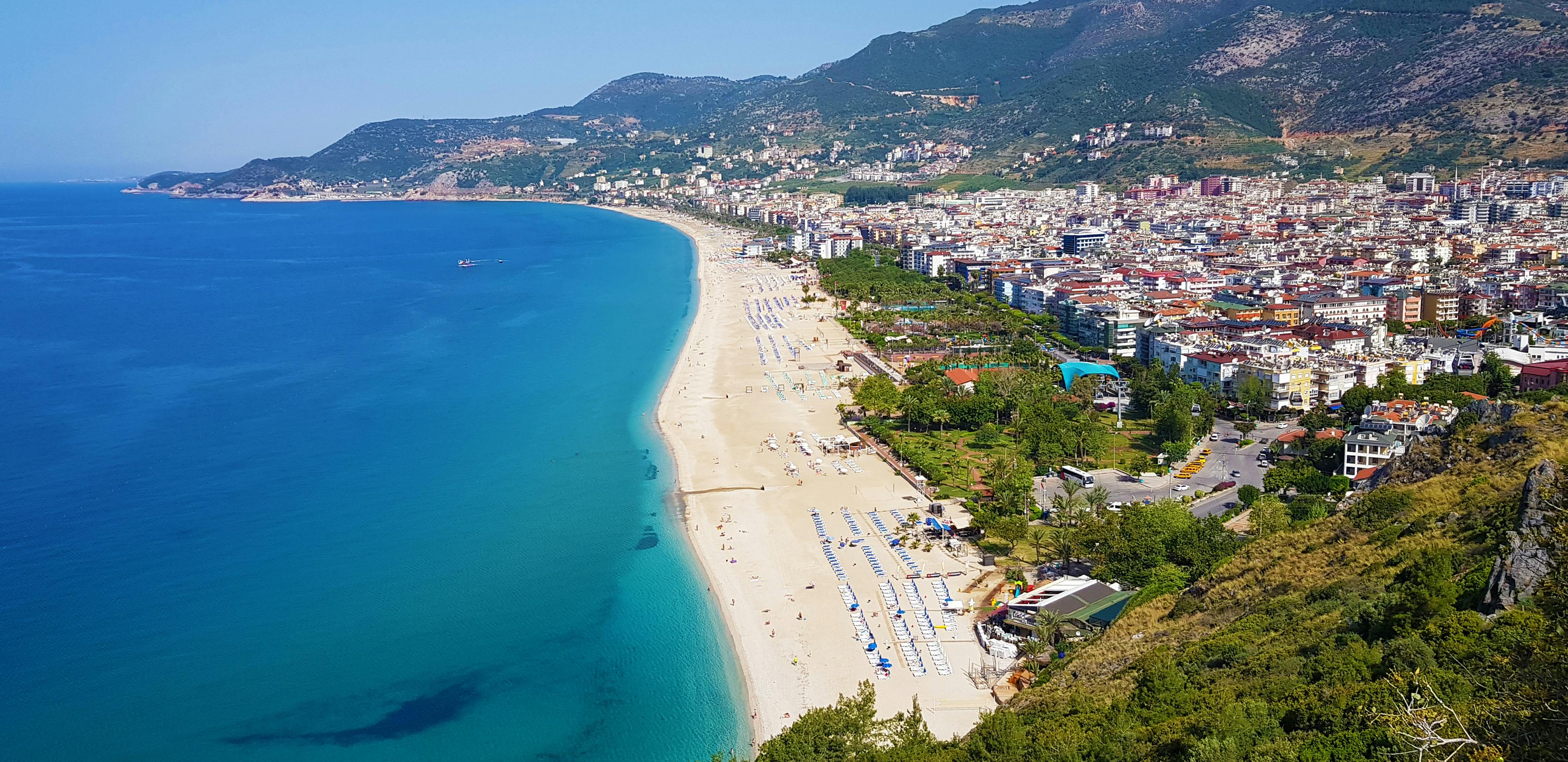 Aerial view of Lara Beach